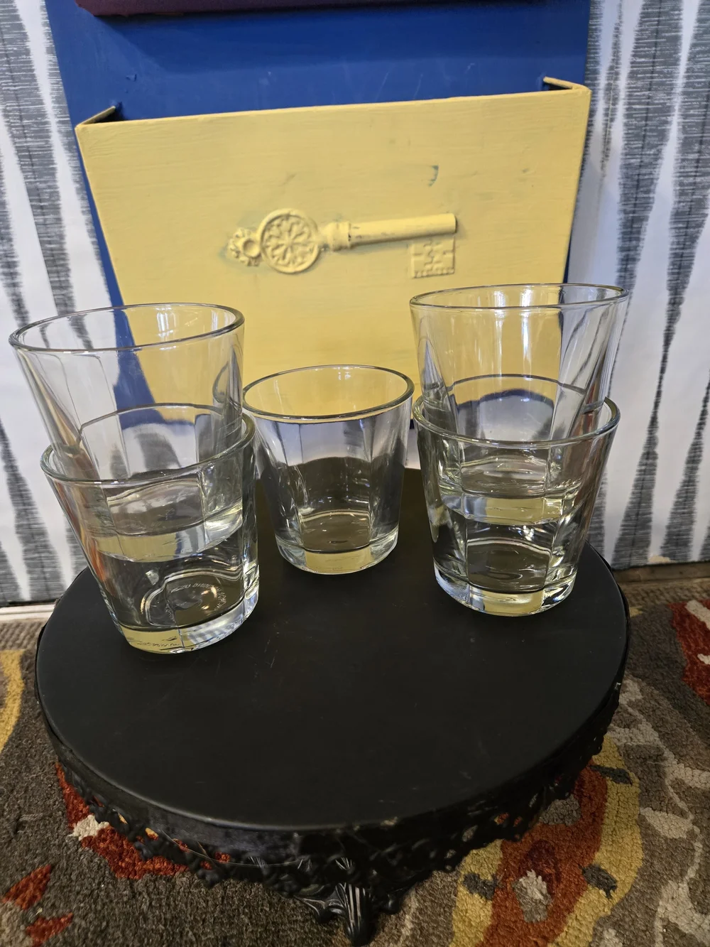 Set of 5 Anchor Hocking Clear Glass Tumblers 4